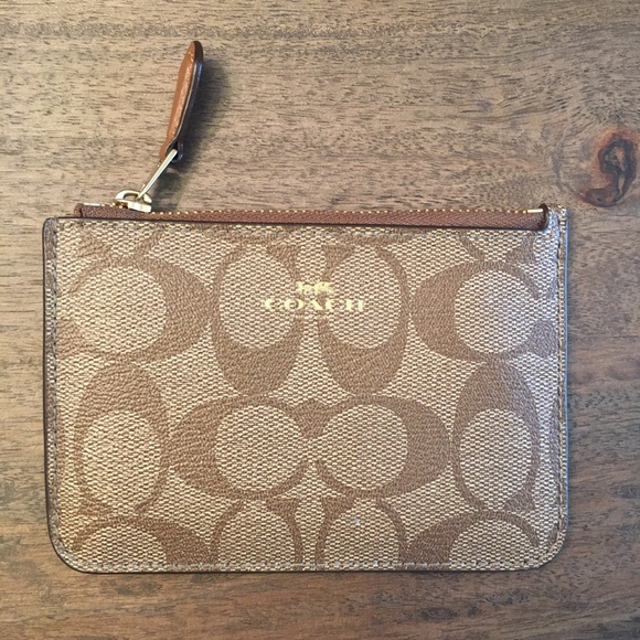Coach Handbags - Coach Signature Logo Coin/ ID Purse